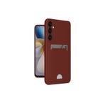 Epilons mpdA0458683140711108 Newface Samsung Galaxy A55 5G Kılıf Kelvin Kartvizitli Silikon - Bordo