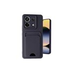 Epilons mpdA0458683140711276 Newface Xiaomi Redmi Note 13 Pro 5G Kılıf Kelvin Kartvizitli Silikon - Siyah