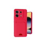 Epilons mpdA0458683140711290 Newface Xiaomi Redmi Note 13 Pro 5G Kılıf Kelvin Kartvizitli Silikon - Kırmızı