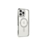 Epilons mpdA0458683140756772 Newface İphone 16 Pro Kılıf Joke Simli Magneticsafe Kılıf - Gümüş