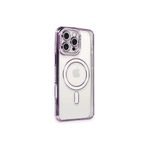 Epilons mpdA0458683140756826 Newface İphone 16 Pro Max Kılıf Joke Simli Magneticsafe Kılıf - Derin Mor