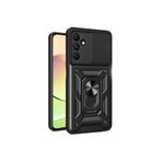 Epilons mpdA0458683140771928 Newface Samsung Galaxy M15 Kılıf Pars Lens Yüzüklü Silikon - Siyah