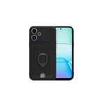 Epilons mpdA0458683140773977 Xiaomi Redmi 13 4G Kılıf Zuma Kartvizitli Yüzüklü Silikon - Siyah