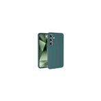 Epilons mpdA0458683140774196 Samsung Galaxy S24 Fe Kılıf Nano İçi Kadife Silikon - Koyu Yeşil