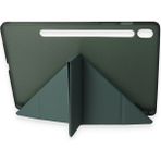 Epilons Newface Galaxy T870 Tab S7 11 Kılıf Kalemlikli Mars Tablet Kılıfı - Koyu Yeşil - 001-Renkli