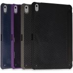 Epilons Newface Ipad 13 (2024) Kılıf Color Karbon Tablet Kılıfı - Derin Mor - 001-Renkli