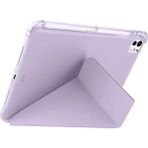 Epilons Newface Ipad Air 13 (2024) Kılıf Kalemlikli Mars Tablet Kılıfı - Lila - 001-Renkli
