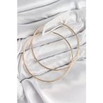 Epilons Pirinç Halka Model Gold Renk Kadın Küpe - TJ-BKP11037