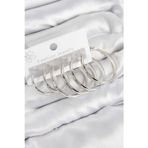 Epilons Pirinç Halka Model Gümüş Renk Kadın Set Küpe - TJ-BKP11046