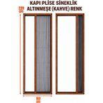 Epilons Plise Pileli Sürgülü Sineklik En 100 cm x Boy 220 cm Sürgülü Akordiyon Kapı Pencere Sineklik (Demir, Ahşap, Çelik,pimapen Kapı - Altınmeşe - 100 x 220