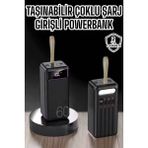Epilons Powerbank 60.000 Mah 4 Portlu Uzun Şarj Süreli Dijital Göstergeli - Çok Renkli