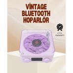 Epilons Retro Pikap Hoparlör – Şarjlı Kablosuz Projektör ve Gece Lambası - Renkli