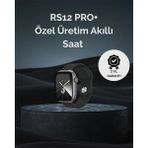 Epilons RS12 Pro+ 2025 Serisi Uzun Şarj Süreli Garantili Full Ekranlı Özel Üretim Akıllı Saat – 2gb Hafıza, - Seçenek