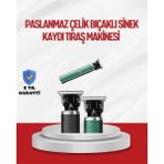 Epilons Saç Sakal Ense Paslanmaz Çelik T-Bıçak Vücut Tıraş Makinesi - Renkli