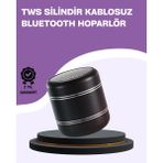 Epilons Silindir Tasarım Mini Bluetooth Hoparlör 10M Çekim Güçlü Bas ve Mikrofonlu - Çok Renkli