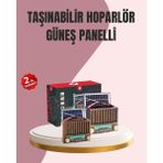 Epilons Solar Panel Şarjlı Taşınabilir Radyo Bluetooth Hoparlör Müzik Kutusu - Çok Renkli