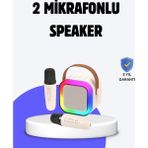 Epilons Taşınabilir Bluetooth Karaoke Hoparlör – 2400 Mah Batarya - Renkli