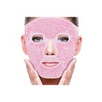 Epilons Terapi Jel Yüz Maskesi Soğuk Ve Sıcak Boncuklu Ayarlanabilir Maske (Pembe)