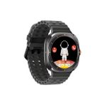 Epilons Toza ve Suya Dayanıklı Unisex Akıllı Saat | Renkli Ekran | Mikrofonlu Model - 35 - 48 mm - 01P-Pembe