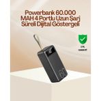 Epilons Tüm Cihazlara Uyumlu Çoklu Çıkışlı Powerbank - Seçenek