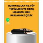 Epilons USB Şarjlı Sessiz Burun ve Kulak Kılı Temizleme Cihazı