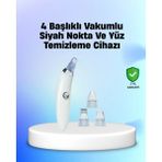 Epilons Vakum Teknolojili Siyah Nokta Temizleyici Cihaz – 4 Farklı Başlık ve Derinlemesine Gözenek Temizliği