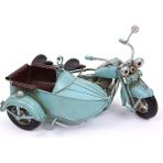 Epilons Vintage Tasarım Dekoratif Metal Motosiklet Sepetli