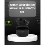 Epilons Yapay Zeka Destekli Bluetooth Kulaklık Anlık Çeviri ve Gürültü Engelleme - Ahşap