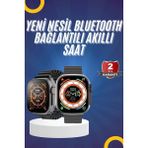 Epilons Yeni Model Akıllı Saat Watch Gümüş Kasa 45MM Titreşim - Seçenek