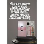 Epilons Yeni Nesil Kadın Akıllı Saat Rose Gold Android ve Ios Uyumlu - .