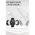 Epilons Yeni Nesil Sesli Görüşme Akıllı Saat ve Powerbank Çoklu Şarj Girişli Bluetooth Kulaklık Nabız Ölçer - .