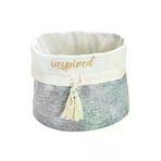 Epilons Yuvarlak Katlanabilir Çok Amaçlı Saklama Organizer Kutu Keçe Sepet (maxi) - 03396