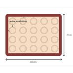 Epinox 40x30 cm Silikon Makaron Mat