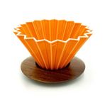 Epinox Ahşap Standlı Turuncu Dripper