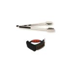 Epinox Barbekü Maşası 35 Cm - Barbekü Fırçası Seti - Mangal Maşası 35 Cm - Mangal Fırçası Seti