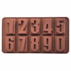 Epınox Pastry Cıkolata Kalıbı - Sılıkon - Rakamlar (Rkm-10)