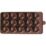 Epinox Pastry Gül Şeklinde Çikolata Kalıbı Silikon (GL-21) Malzeme ile Kullanım Kolaylığı Sunar - Koyu Kahverengi