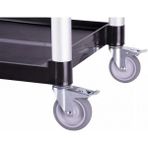 Epinox Tekerlek - Frenli (Tfl-10) | Servis Arabası Tekerleği - Gri