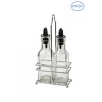 epinox Yasemin 2'li Set 200 ml Yağlık ve Sirkelik Cam Şişe