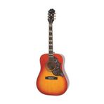 Epiphone Hummingbird Studio - Solid Top Fishman Sonitone Elektro Akustik Gitar (Faded Cherry Sunburst)