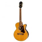 Epiphone J-200 EC Studio Parlor Elektro Akustik Gitar (Vintage Na