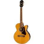 Epiphone J-200 Ec Studio Parlor Elektro Akustik Gitar (Vintage Natural)