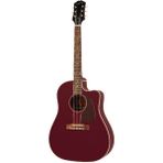 Epiphone J-45 EC Elektro Akustik Gitar (Aged Wine Redy)