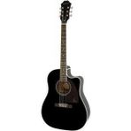 Epiphone J-45EC Studio - Solid Top Fishman Presys-II Elektro Akustik Gitar (Ebony)