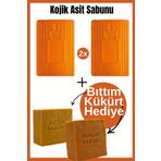 EpiRelax 2 Adet Kojik Asit Sabunu Leke Karşıtı Sabun - Bıttım Sabunu, Kükürt Sabun Hediyeli Sabun Seti