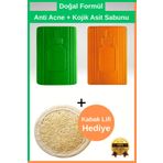 EpiRelax Anti Acne Sabunu Ve Kojic Asit Sabunu Lekelere Karşı Mucize Doğal Acne Karşıtı Sabun