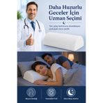 EpiRelax Fermuarlı Kılıflı Visco Horlama Yastığı Yarım Rulo Uyku Yastığı