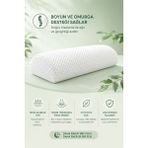 EpiRelax Horlama Yastığı Ortopedik Horlama Önleyici Yastık – Boyun Destekli, Ergonomik Uyku Yastığı Sağlıklı ve Kesintisiz - Beyaz