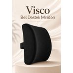 EpiRelax Ortopedik Visco Bel Destek Minderi – Araba & Ofis Sırt Yastığı, Bel Ağrısı ve Fıtık İçin - 0 - Siyah