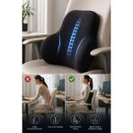 EpiRelax Ortopedik Visco Bel Destek Minderi – Araba & Ofis Sırt Yastığı